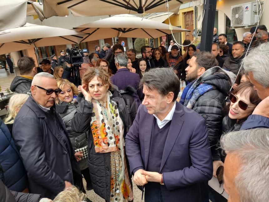 Conte a Vasto: "In Abruzzo cure sanitarie inadeguate, autonomia differenziata un disastro"