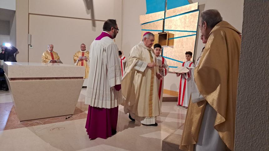 La benedizione di Papa Francesco per la riapertura della chiesa di San Rocco