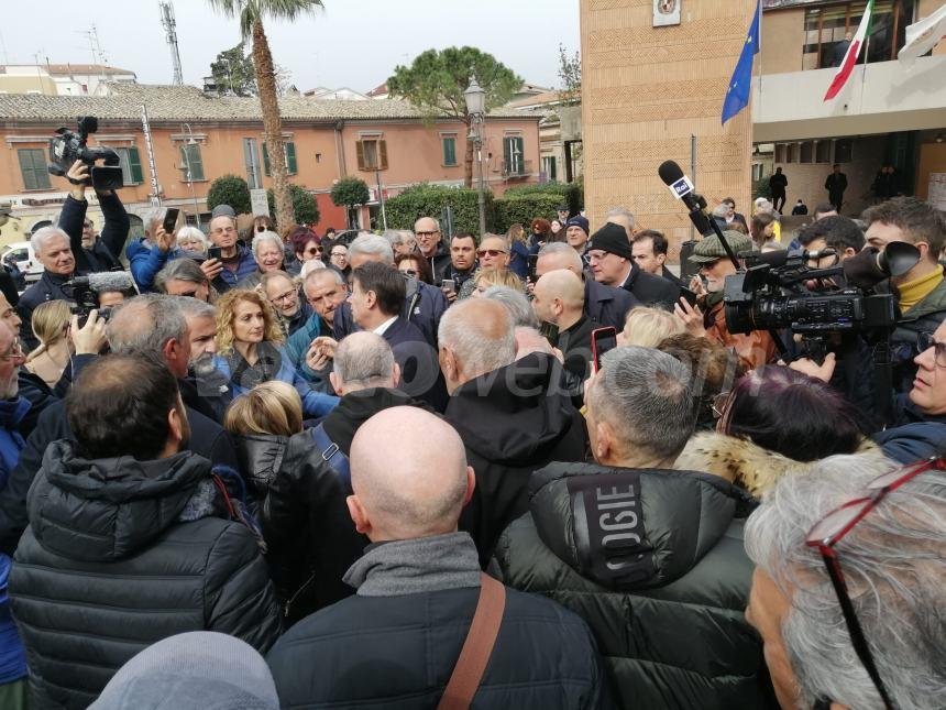 Conte a Vasto: "In Abruzzo cure sanitarie inadeguate, autonomia differenziata un disastro"