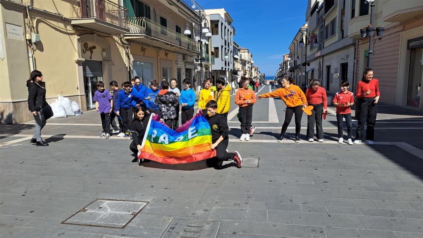 Flash mob per la pace