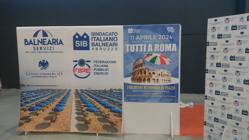 Anche gli imprenditori balneari abruzzesi a Roma l'11 aprile: "Urge una nuova legge"