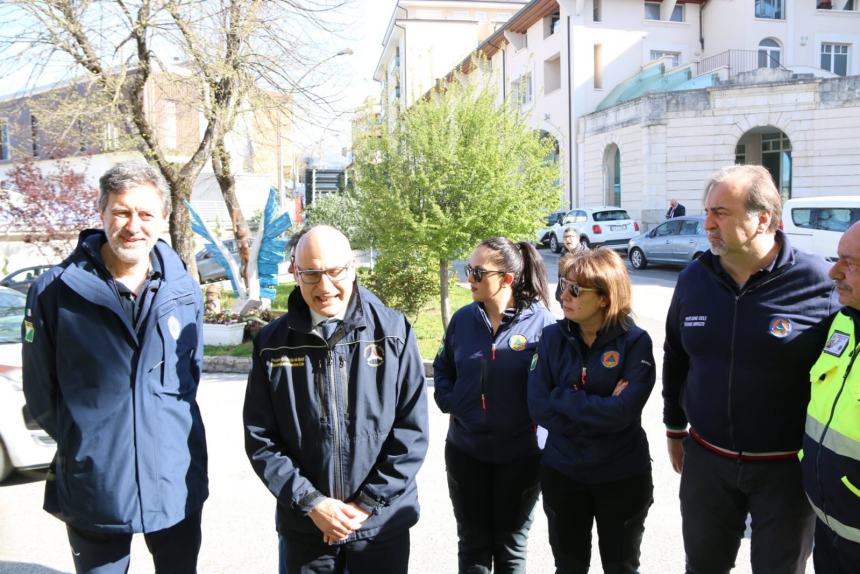 Restauro palazzi storici L'Aquila: visita di Marsilio nell'anniversario del terremoto