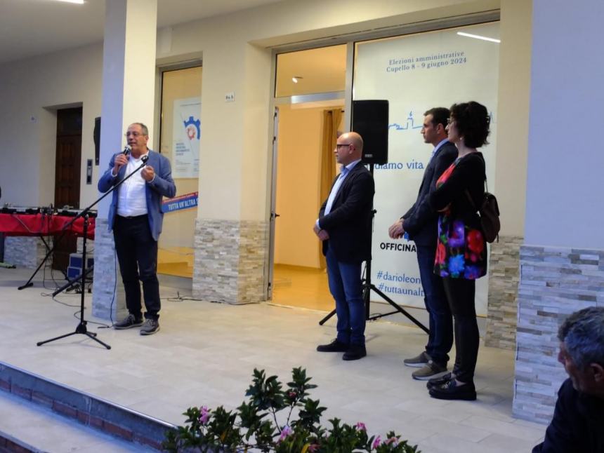 Officina Cupello inaugura la nuova sede: “Per un programma onesto verso i cittadini”