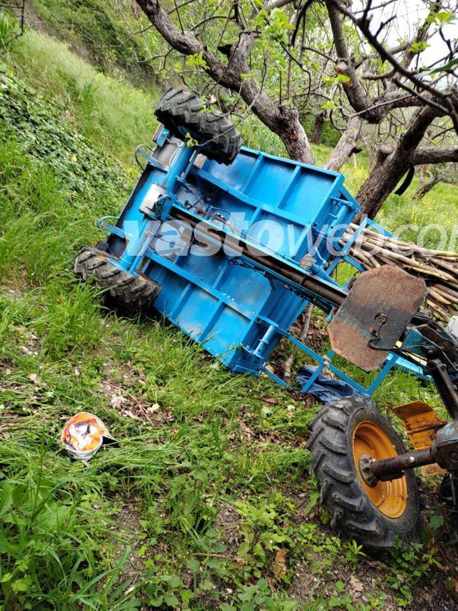 Incidente con il trattore in agro di Palmoli, 72enne trasferito in elisoccorso