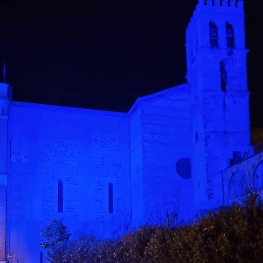 Giornata mondiale sull’autismo: la Chiesa di San Donato  si tinge di blu 