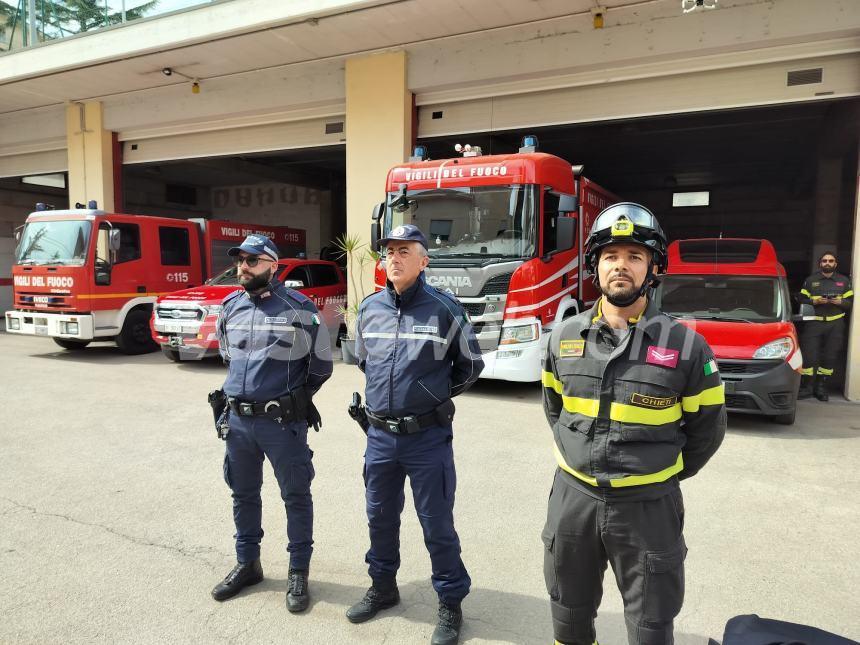 La statua di Santa Barbara ai vigili del fuoco di Vasto: “Pilastri anche nel settore marittimo”