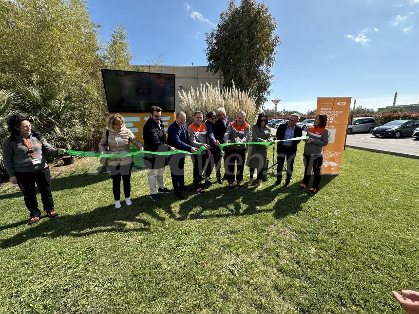 Inaugurato il nuovo parco fotovoltaico dello stabilimento Te Connectivity di San Salvo 