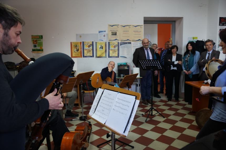 Il questore Tatarelli in visita al Conservatorio "Perosi"
