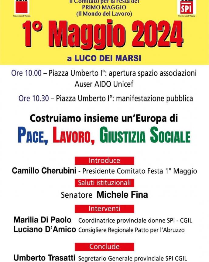 Programma 1 maggio