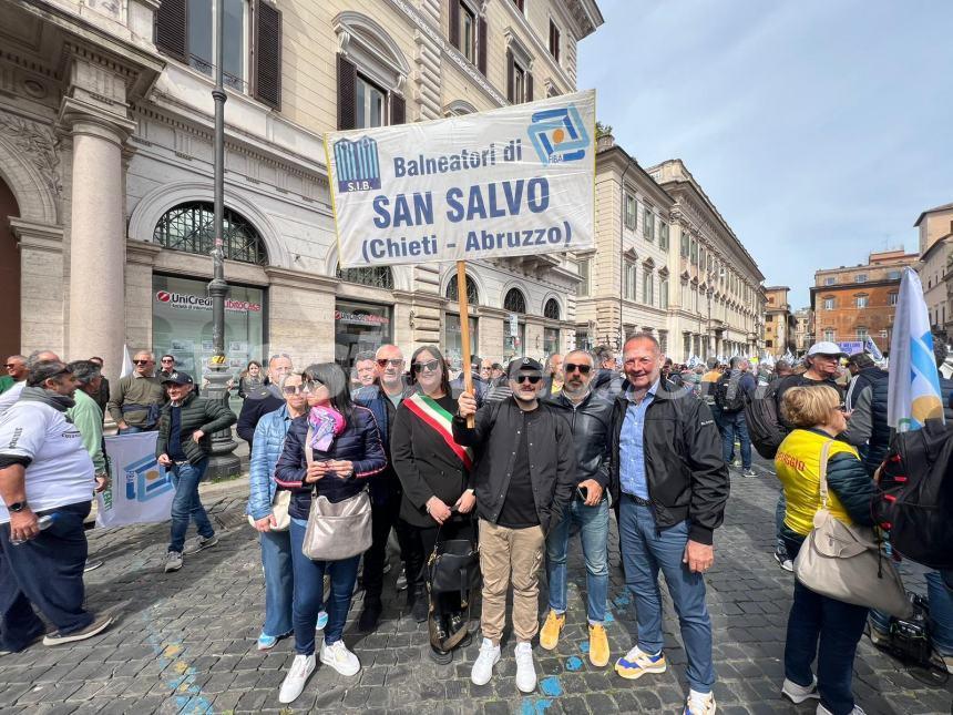 5mila balneari a Roma anche dal Vastese: "Si metta fine al caos in corso sulle concessioni"