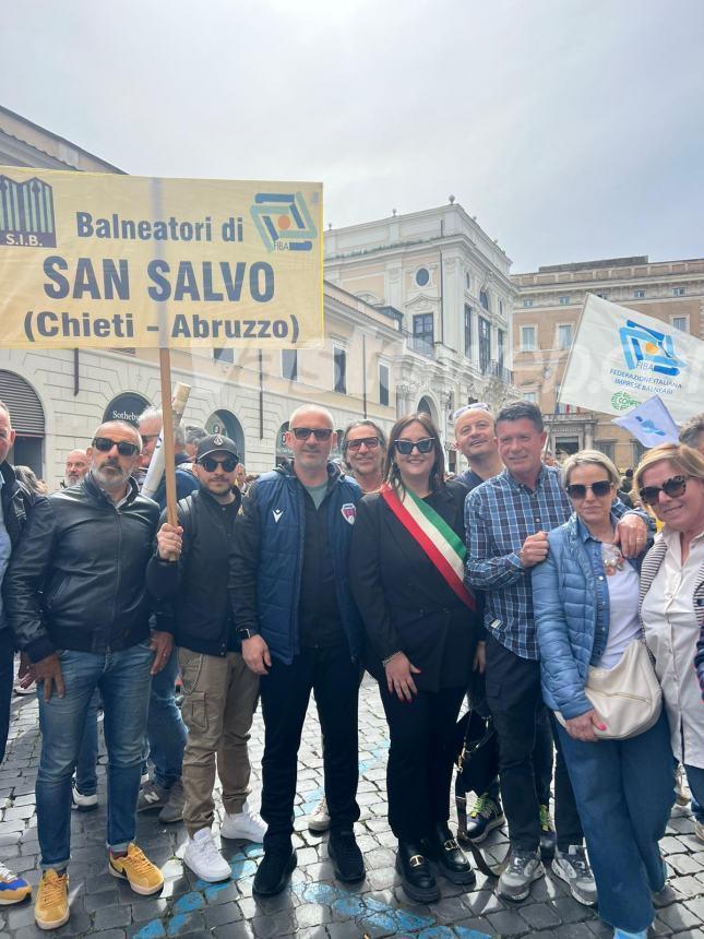 5mila balneari a Roma anche dal Vastese: "Si metta fine al caos in corso sulle concessioni"