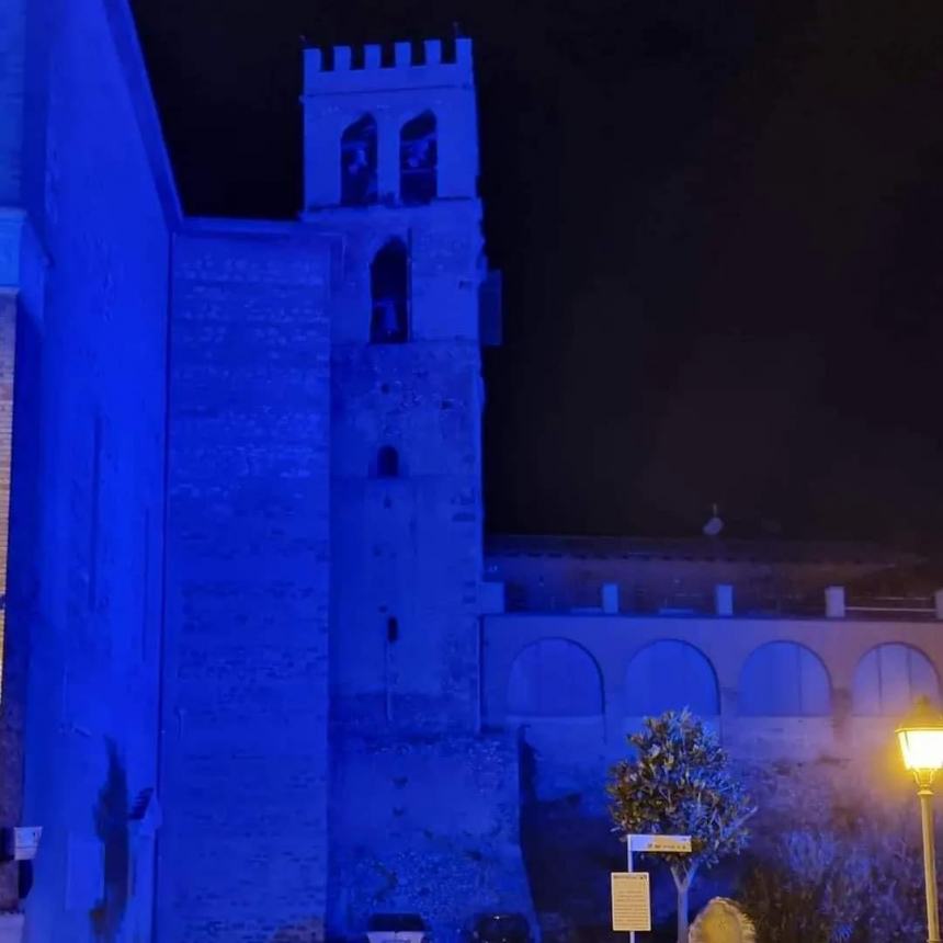 Giornata mondiale sull’autismo: la Chiesa di San Donato  si tinge di blu 