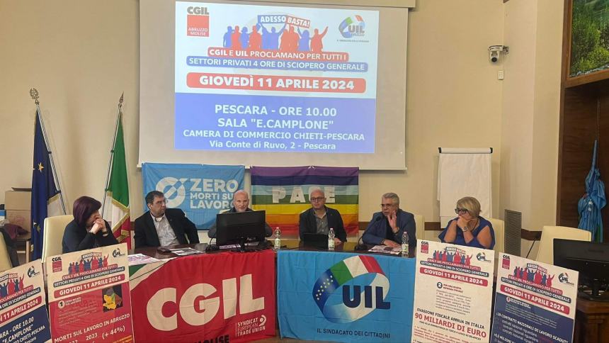 Sciopero generale Cgil e Uil: “Per la necessità di fermare le stragi sul lavoro”