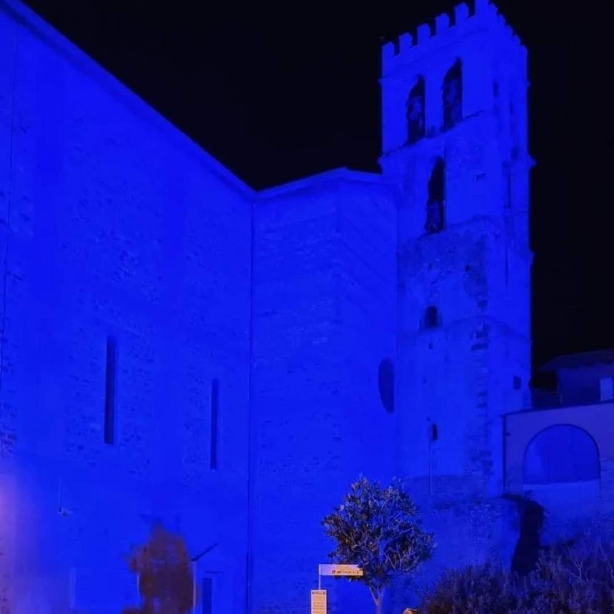 Giornata mondiale sull’autismo: la Chiesa di San Donato  si tinge di blu 