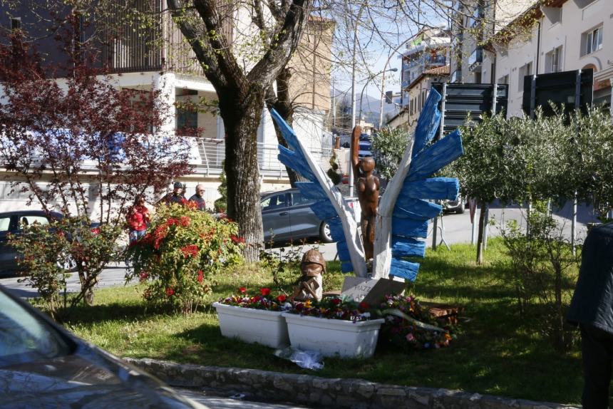 Restauro palazzi storici L'Aquila: visita di Marsilio nell'anniversario del terremoto