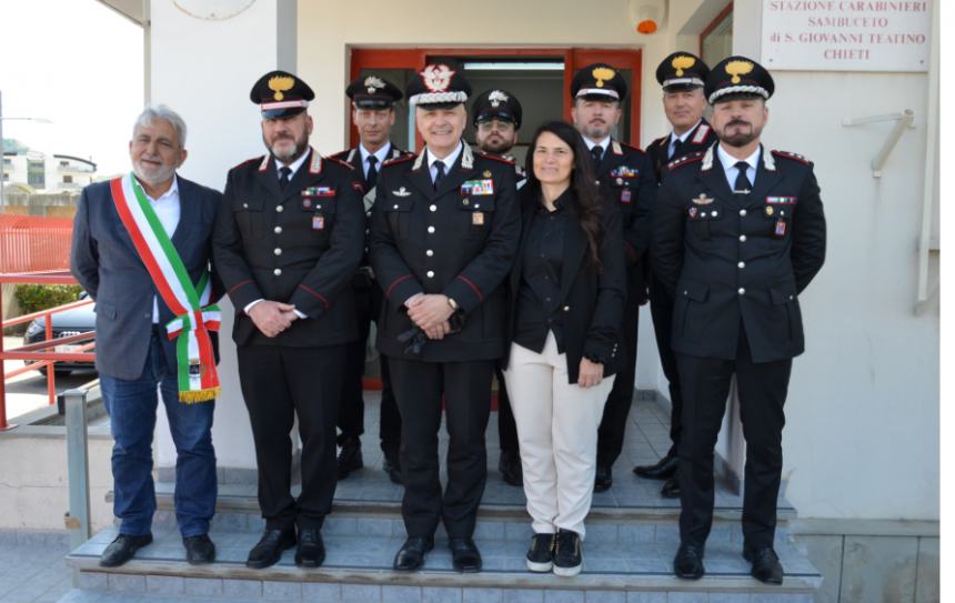 Carabinieri, il comandante Neosi in visita al Comando di Chieti 