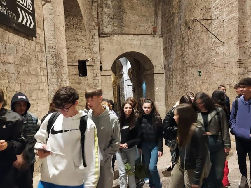 Alunni del Palizzi in visita all'Università di Perugia