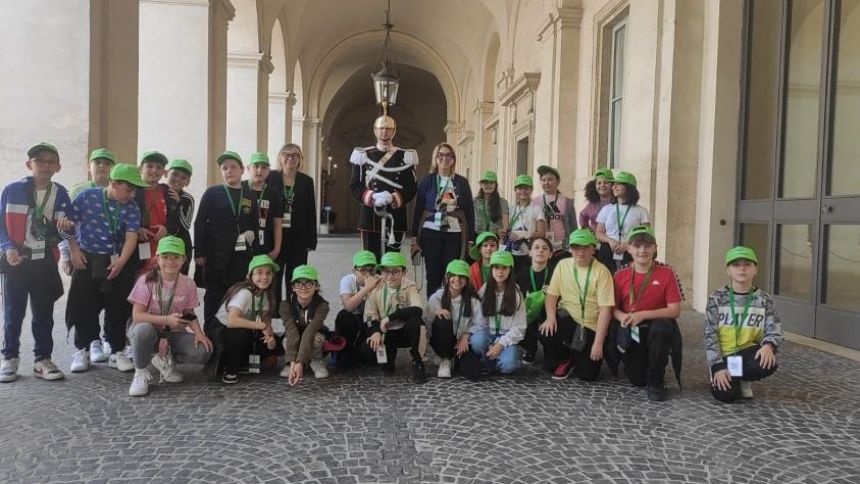 Alunni di Montenero di Bisaccia al Quirinale