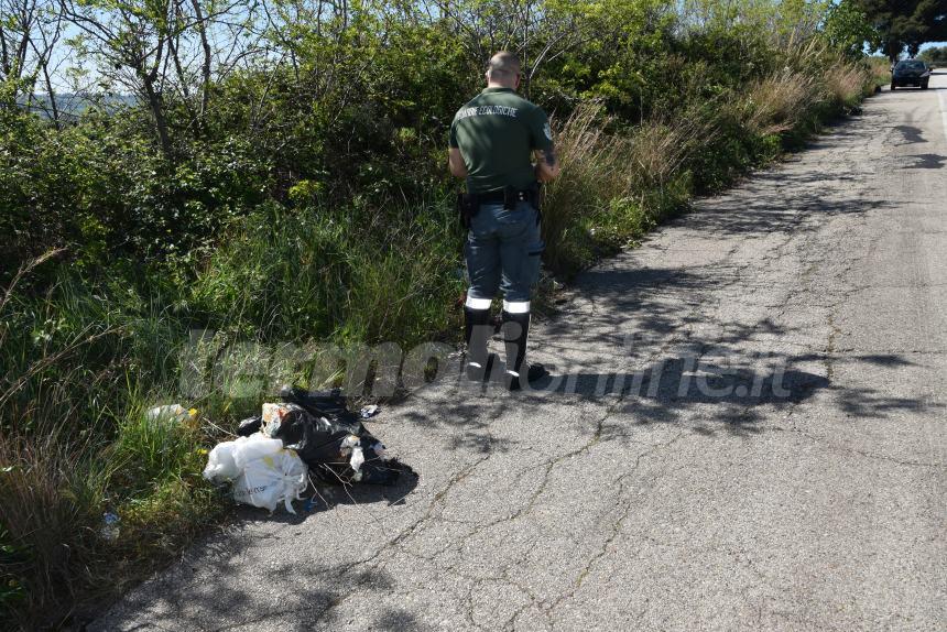 Giornata ecologica alla "Bufalara", si trova di tutto nei rifiuti abbandonati sul territorio