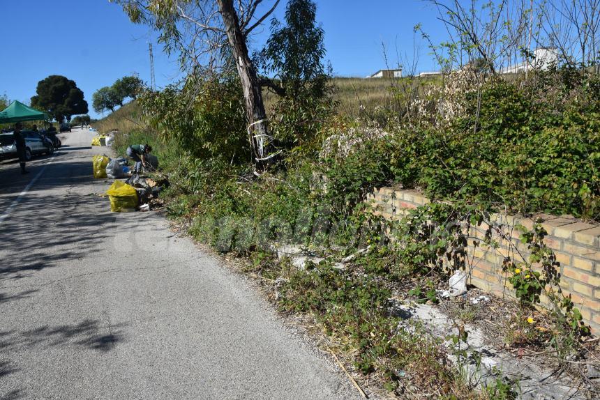 Giornata ecologica alla "Bufalara", si trova di tutto nei rifiuti abbandonati sul territorio