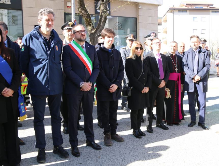 Restauro palazzi storici L'Aquila: visita di Marsilio nell'anniversario del terremoto