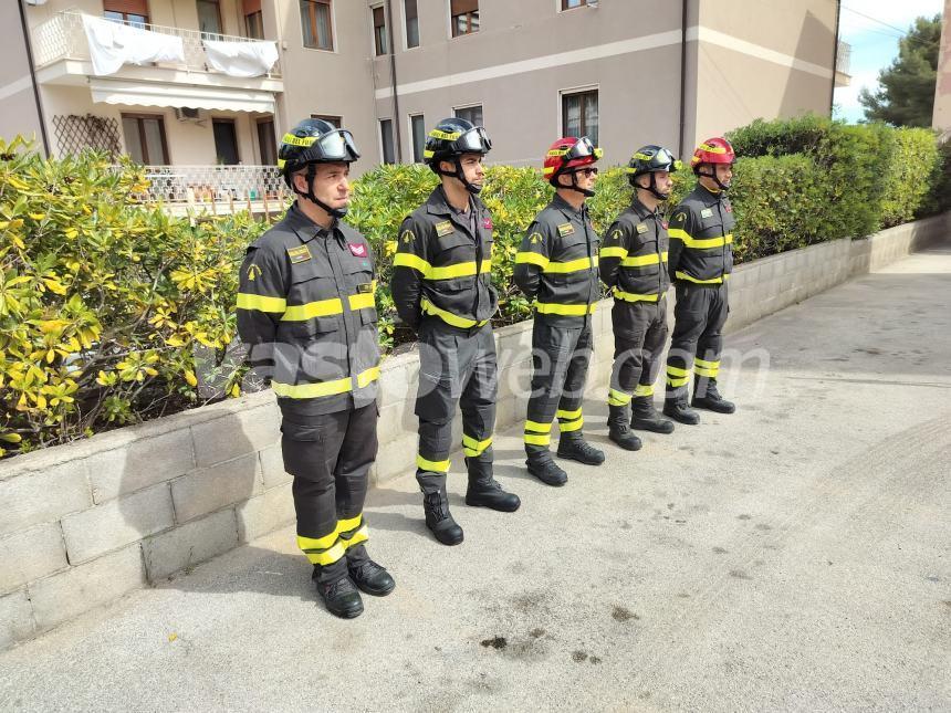 La statua di Santa Barbara ai vigili del fuoco di Vasto: “Pilastri anche nel settore marittimo”