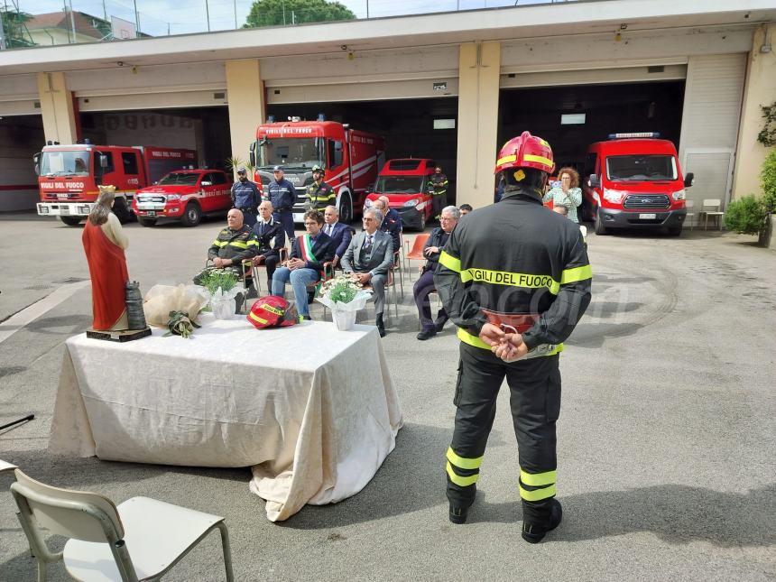 La statua di Santa Barbara ai vigili del fuoco di Vasto: “Pilastri anche nel settore marittimo”