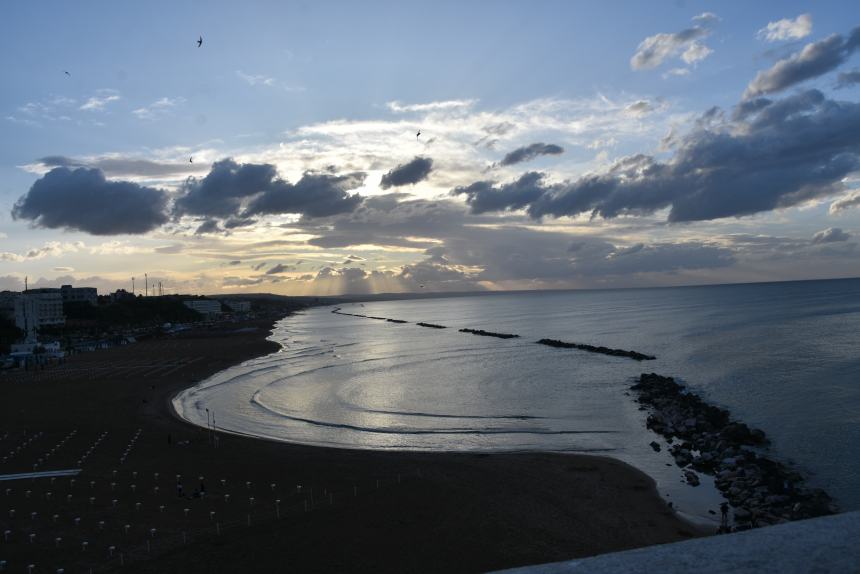 Tramonti sul mare di maggio a Termoli