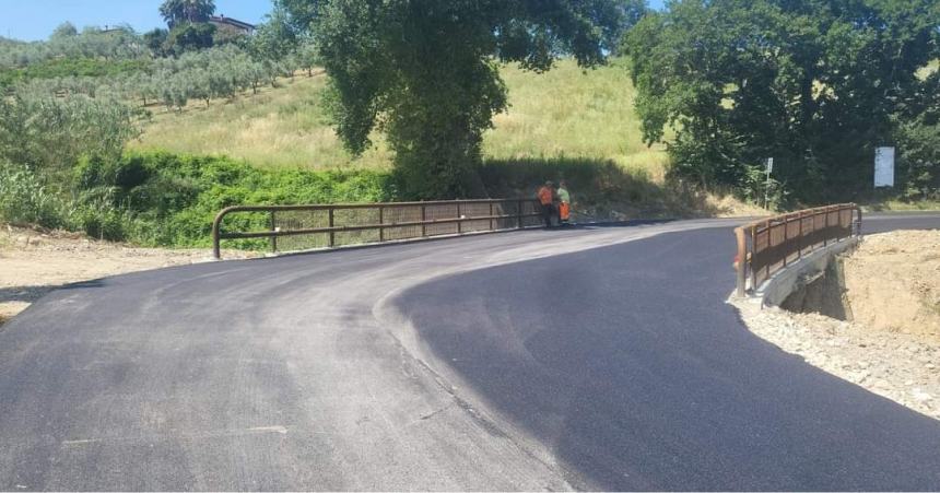 Completati i lavori di messa in sicurezza del Ponte Vallone di Nanni