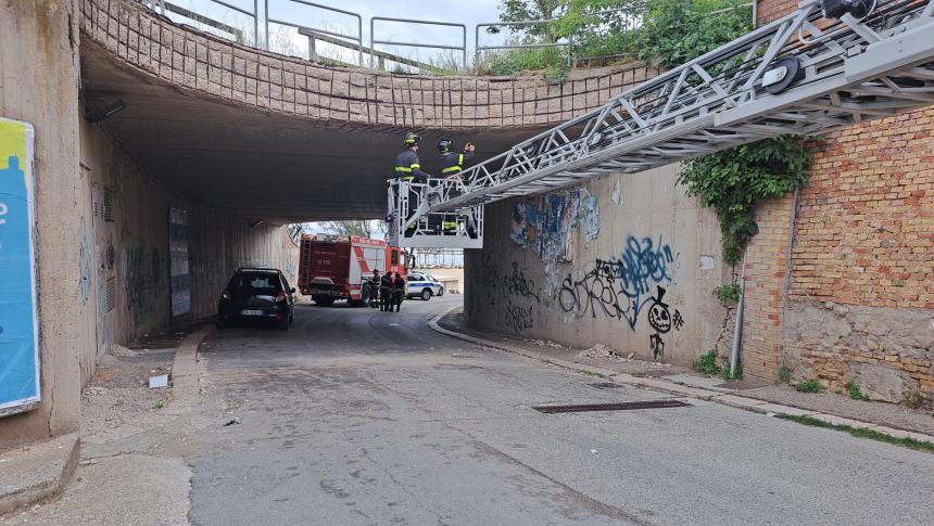 Intervento di messa in sicurezza in via Oliviero (Pozzo Dolce)