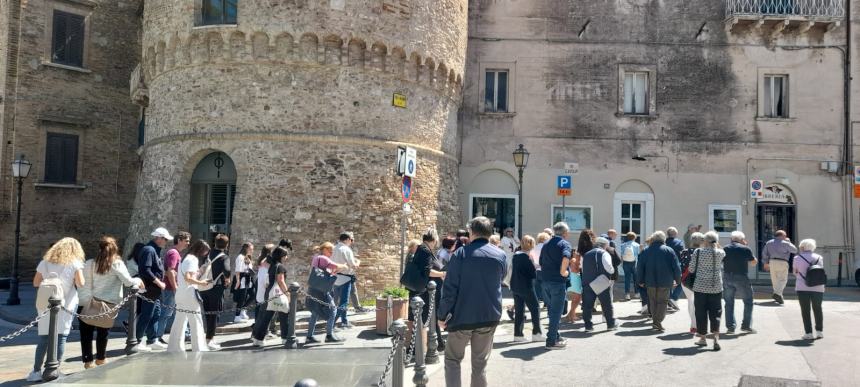 A Vasto tanti curiosi e appassionati per le Giornate Nazionali dei Castelli