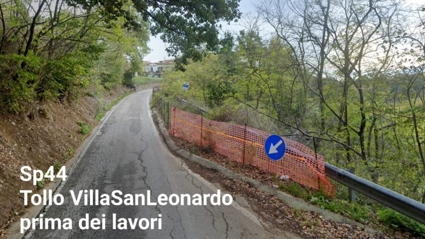 Provinciale Tollo-Villa San Leonardo, messa in sicurezza la frana dopo 7 anni