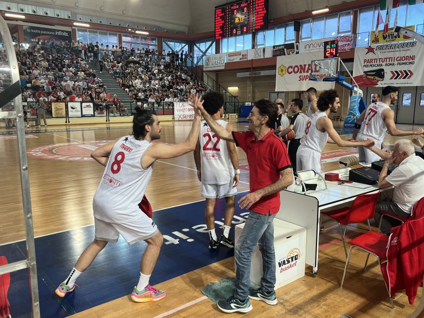 Vasto Basket, un passo verso la B interregionale: il derby è biancorosso