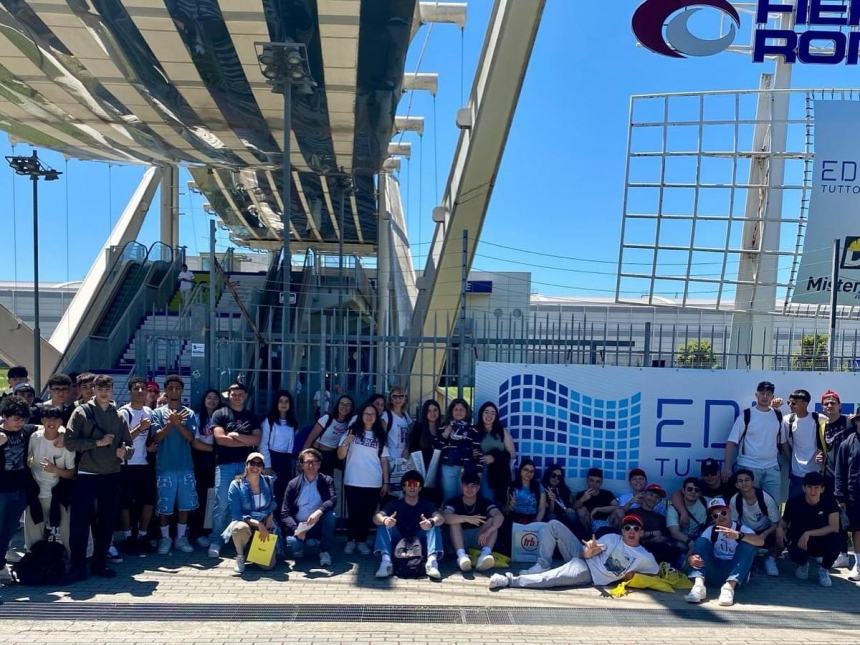 Studenti del Palizzi in visita a Roma  alla Fiera dell’Edil Expo 2024