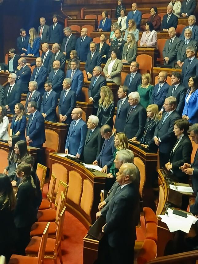 I familiari di Giulio Rivera al Senato per la commemorazione del 9 maggio