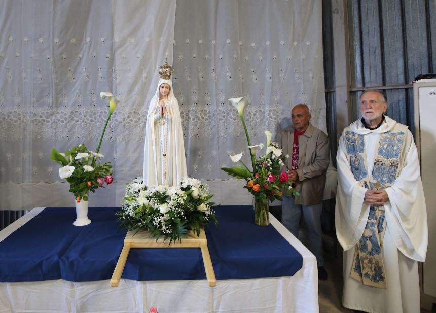 L'accoglienza della Madonna di Fatima all'Ultravolo di Rio Vivo