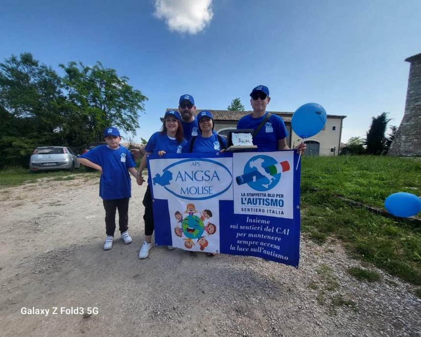 Sarà in Molise il prossimo 16 giugno la staffetta blu per l'autismo