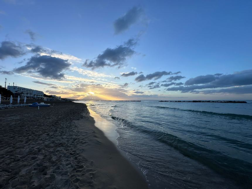 Tramonti sul mare di maggio a Termoli