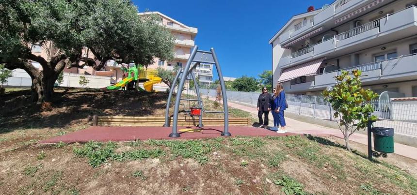 aperto al pubblico il nuovo parco giochi di via San Pio a San Salvo