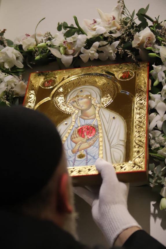 La partenza della Madonna di Fatima