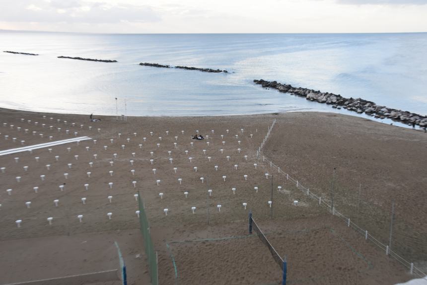 Tramonti sul mare di maggio a Termoli