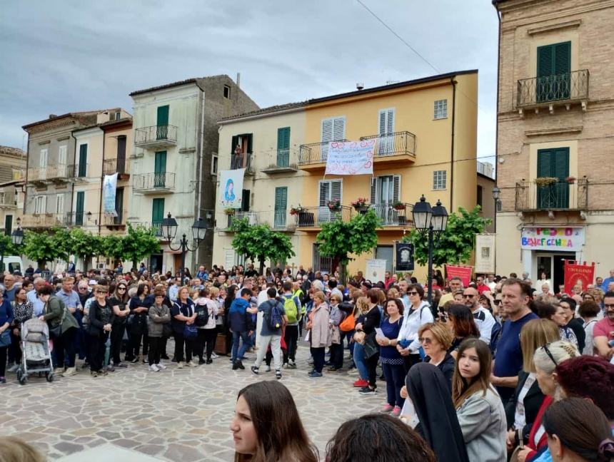 In tanti al Pellegrinaggio Mariano Pollutri-Miracoli di Casalbordino