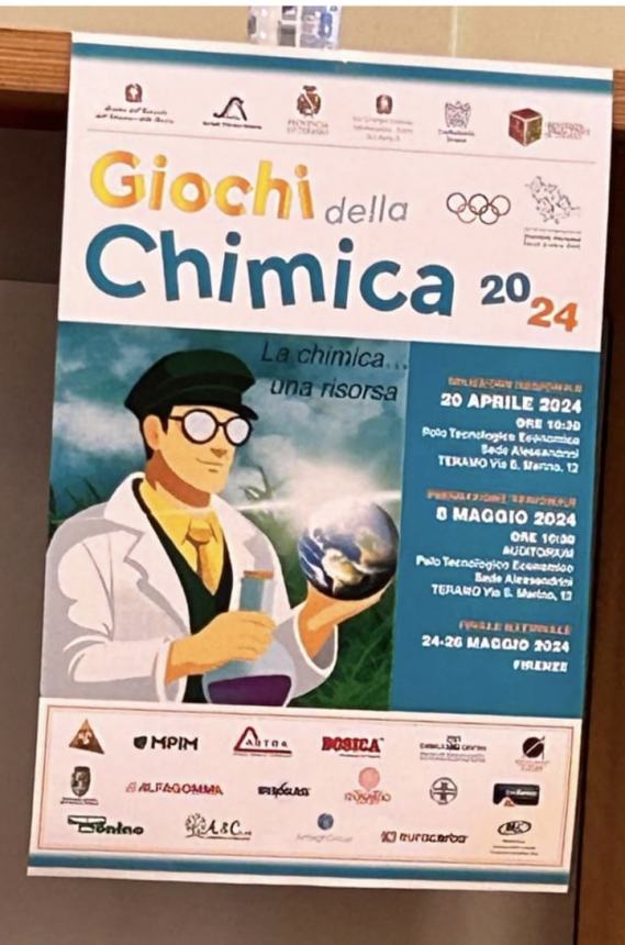 La squadra del Mattei di Vasto vince il 1º posto regionale ai “Giochi della chimica”