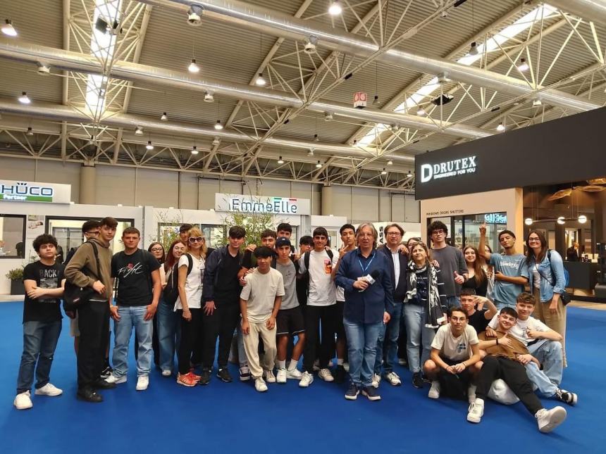 Studenti del Palizzi in visita a Roma  alla Fiera dell’Edil Expo 2024