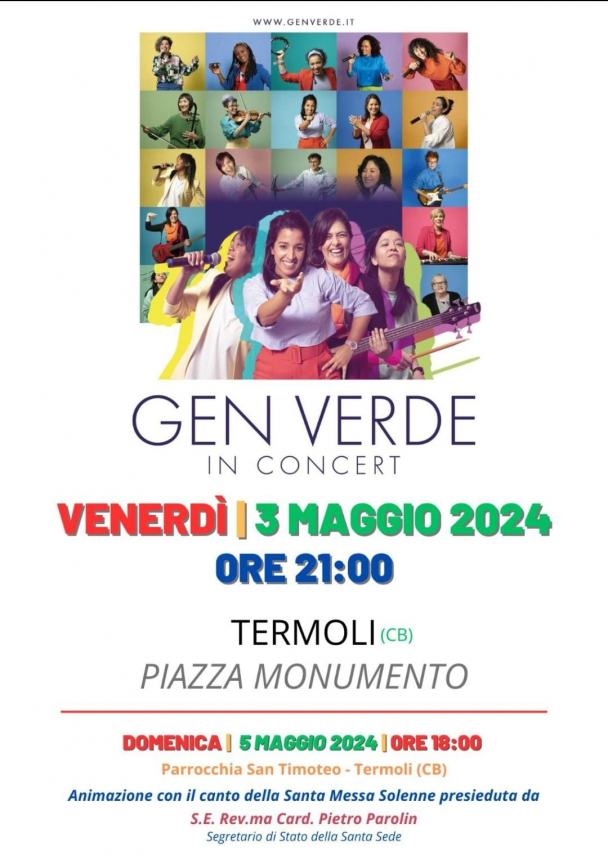 Il gruppo internazionale Gen Verde a Termoli