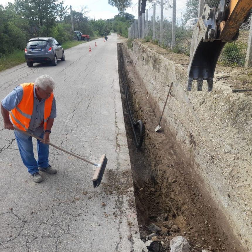 A Torino di Sangro continuano gli interventi per il nuovo impianto di efficentamento  