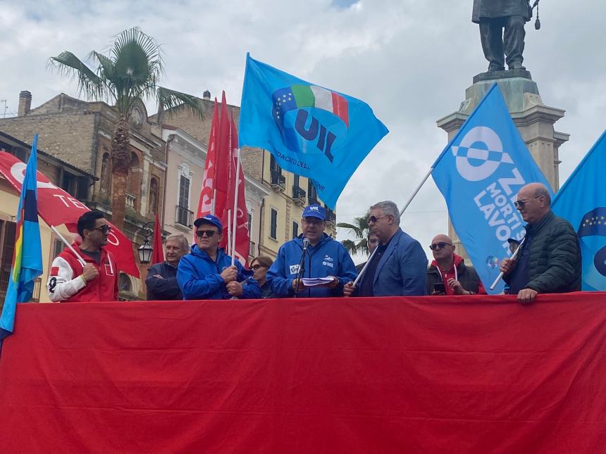 Manifestazione 1° maggio a Giulianova: “Più sicurezza sui luoghi di lavoro”