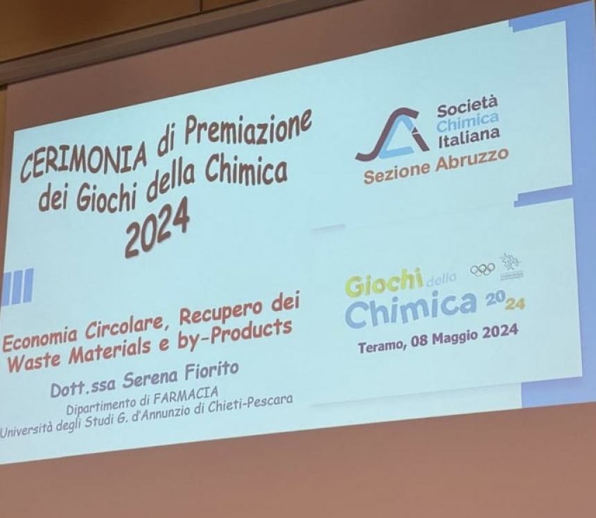 La squadra del Mattei di Vasto vince il 1º posto regionale ai “Giochi della chimica”