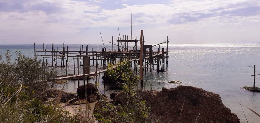 Il trabocco di località Trave diventerà un ristorante, in corso i lavori