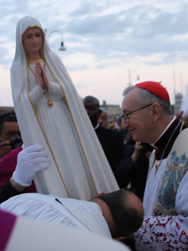 La partenza della Madonna di Fatima